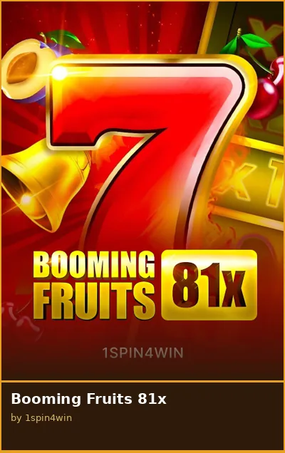 Booming Fruits 81x slot