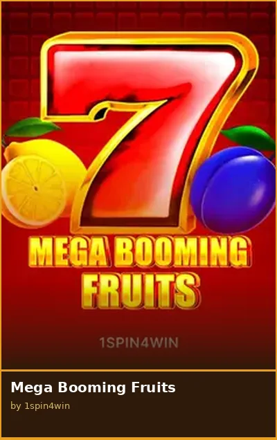 Mega Booming Fruits slot