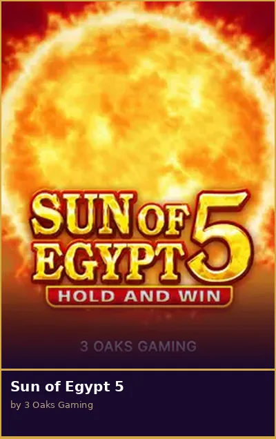 Sun of Egypt 5 slot