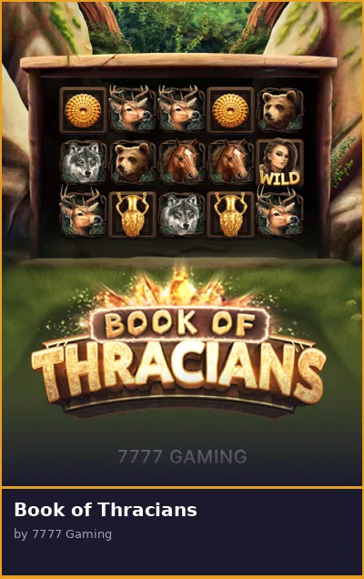 Book of Thracians slot