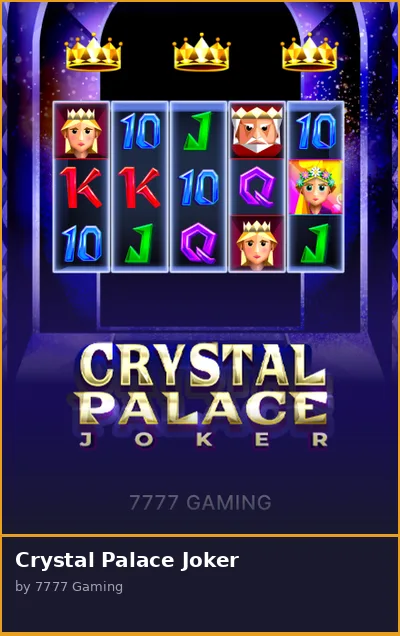 Crystal Palace Joker slot