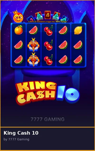 King Cash 10 slot