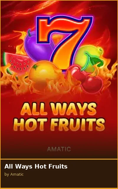 All Ways Hot Fruits slot