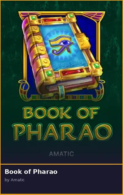 Book of Pharao slot