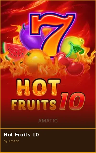 Hot Fruits 10 slot