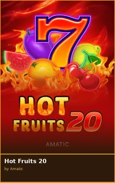 Hot Fruits 20 slot