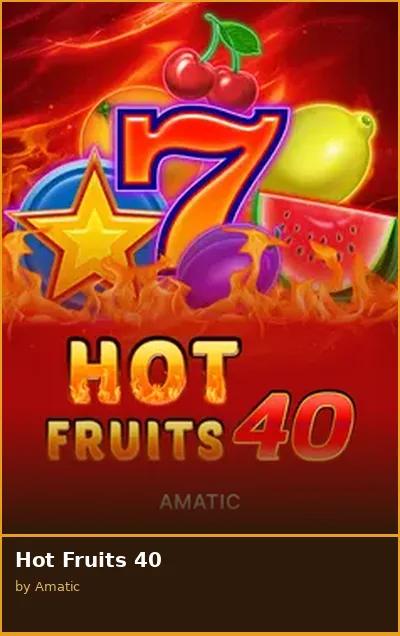 Hot Fruits 40 slot