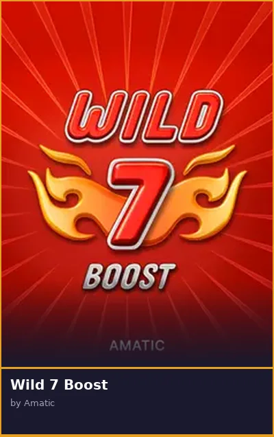 Wild 7 Boost slot