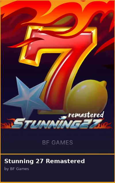 Stunning 27 Remastered slot