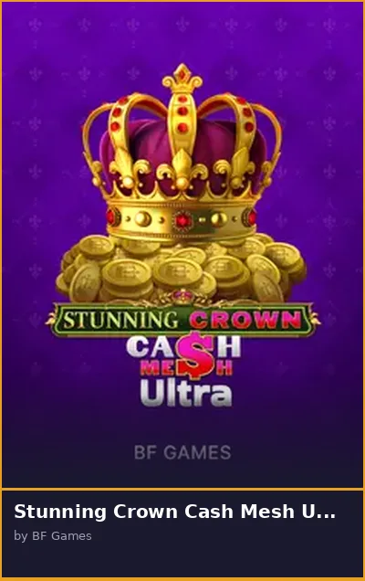 Stunning Crown Cash Mesh Ultra slot