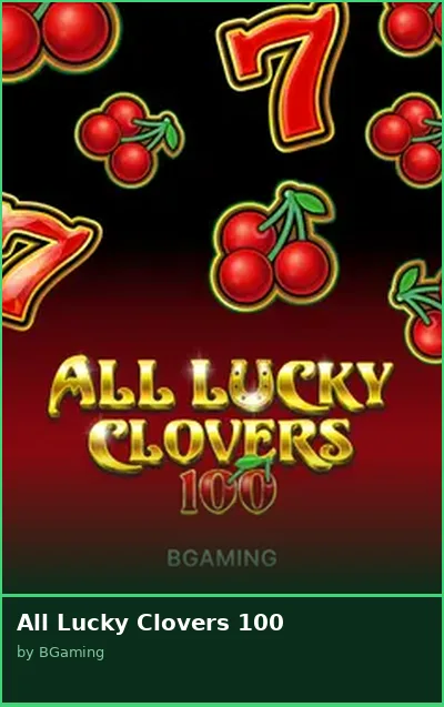 All Lucky Clovers 100 slot