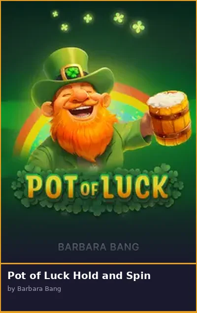 Pot of Luck Hold and Spin slot