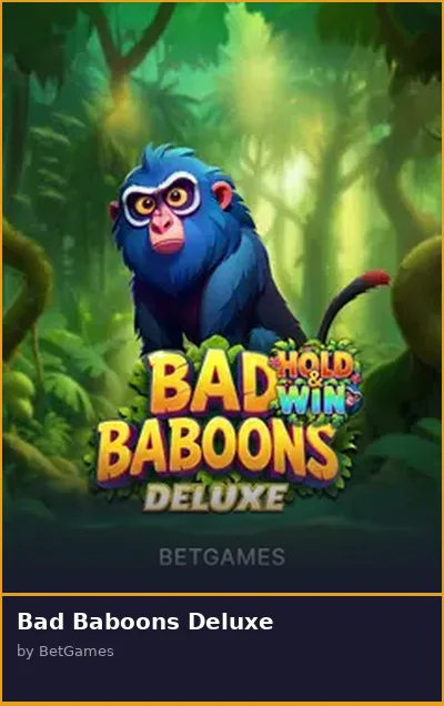 Bad Baboons Deluxe slot