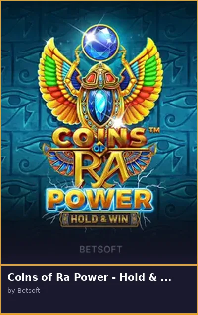 Coins of Ra Power - Hold   Win slot
