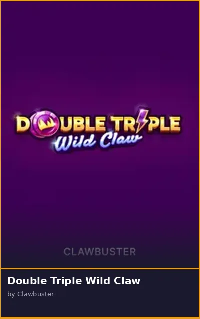 Double Triple Wild Claw slot