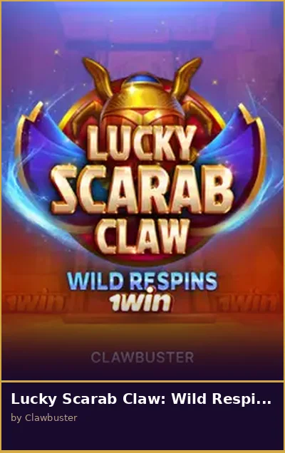 Lucky Scarab Claw  Wild Respins 1win slot