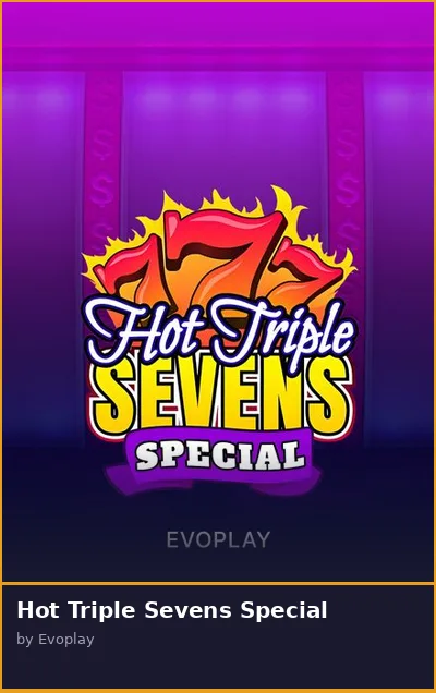 Hot Triple Sevens Special slot