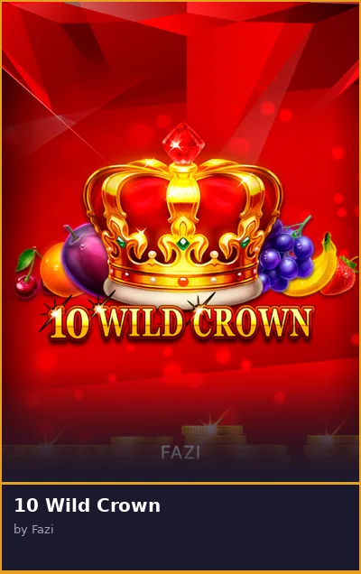10 Wild Crown slot