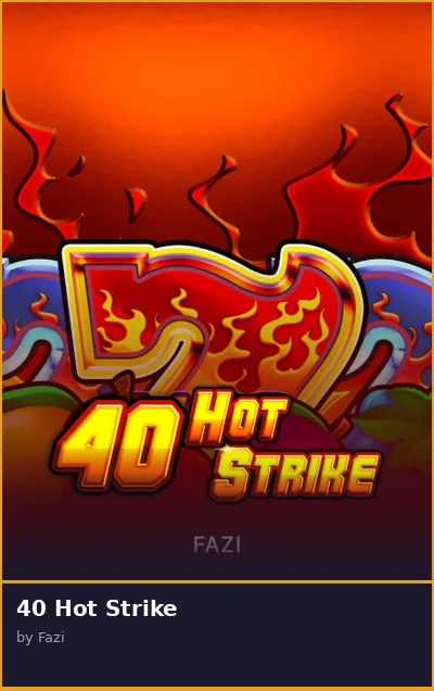 40 Hot Strike slot
