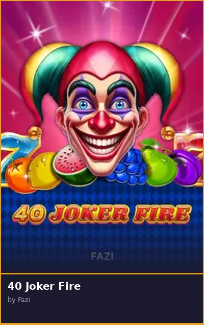 40 Joker Fire slot