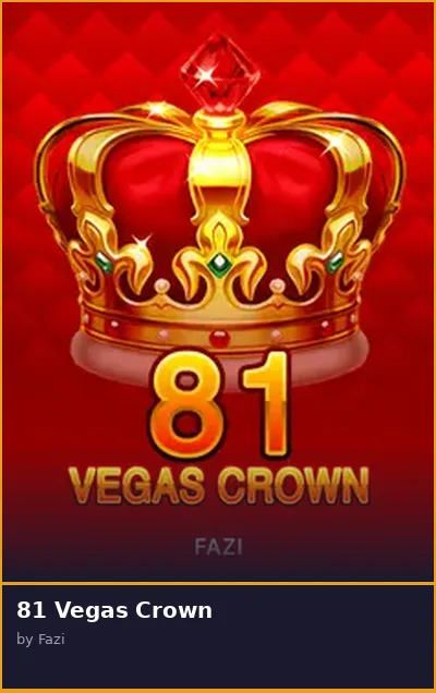 81 Vegas Crown slot