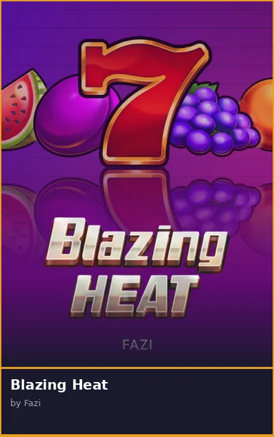 Blazing Heat slot
