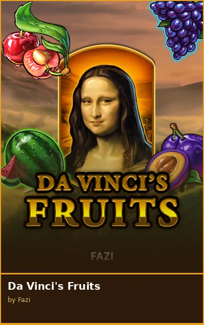 Da Vinci s Fruits slot