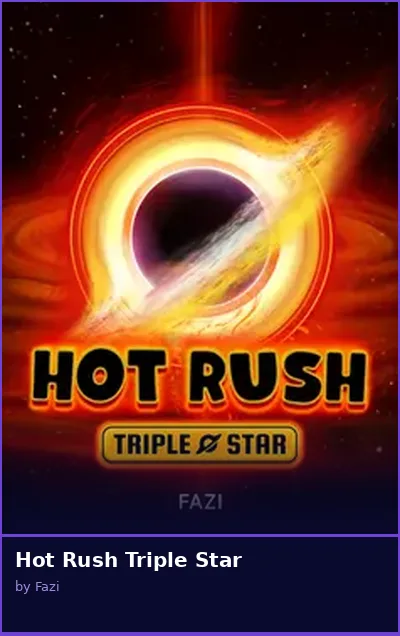 Hot Rush Triple Star slot