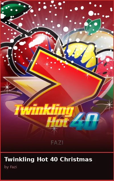 Twinkling Hot 40 Christmas slot