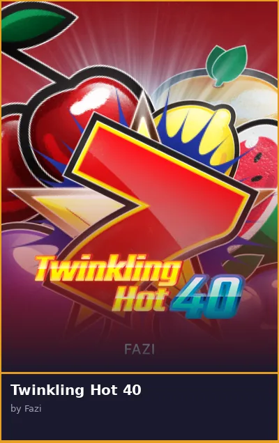 Twinkling Hot 40 slot