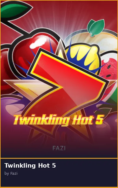 Twinkling Hot 5 slot