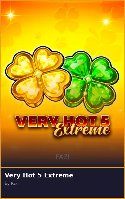 Very Hot 5 Extreme slot