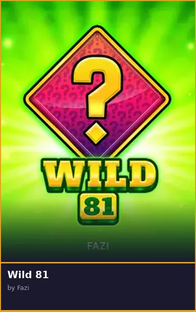 Wild 81 slot