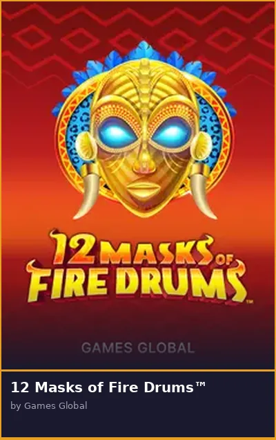 12 Masks of Fire Drums slot