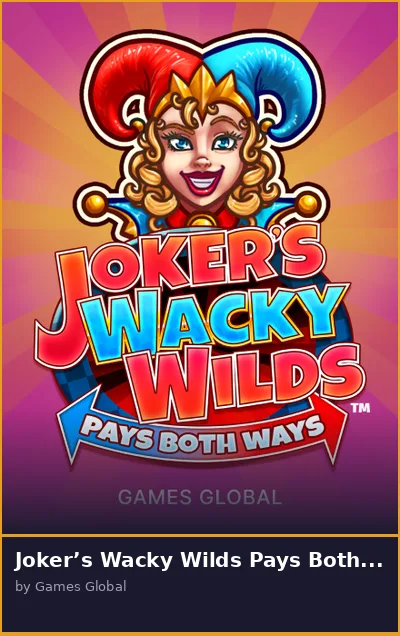 Joker s Wacky Wilds Pays Both Ways slot