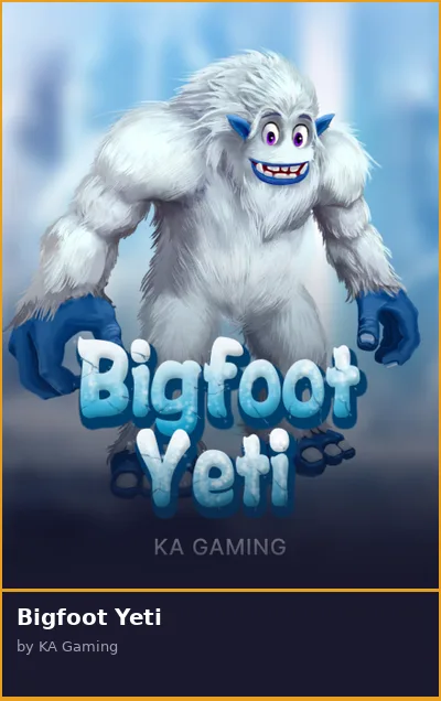 Bigfoot Yeti slot