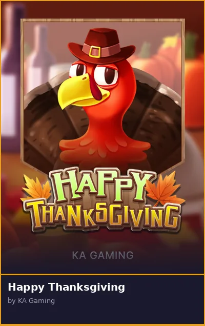 Happy Thanksgiving slot