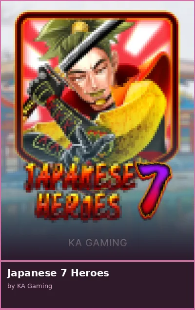 Japanese 7 Heroes slot