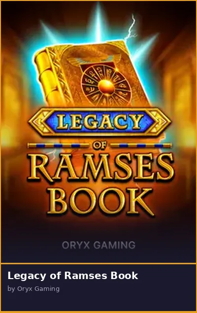 Legacy of Ramses Book slot