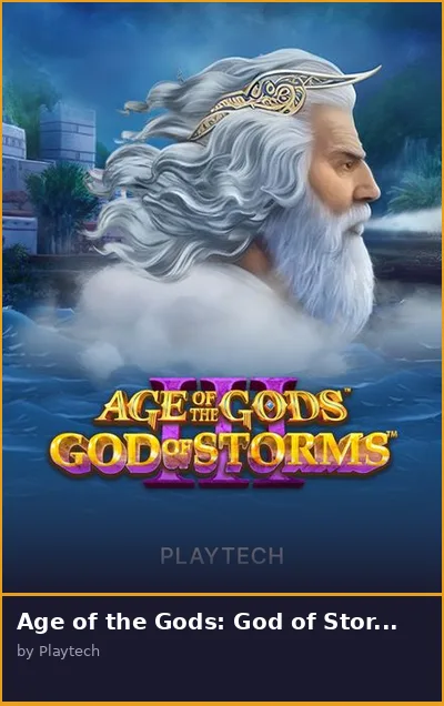 Age of the Gods  God of Storms 3 slot