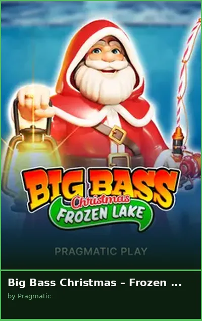 Big Bass Christmas   Frozen Lake slot