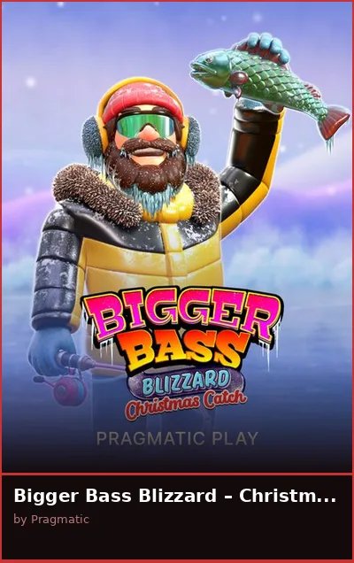 Bigger Bass Blizzard   Christmas Catch slot