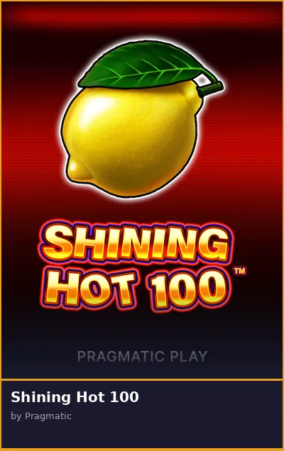 Shining Hot 100 slot