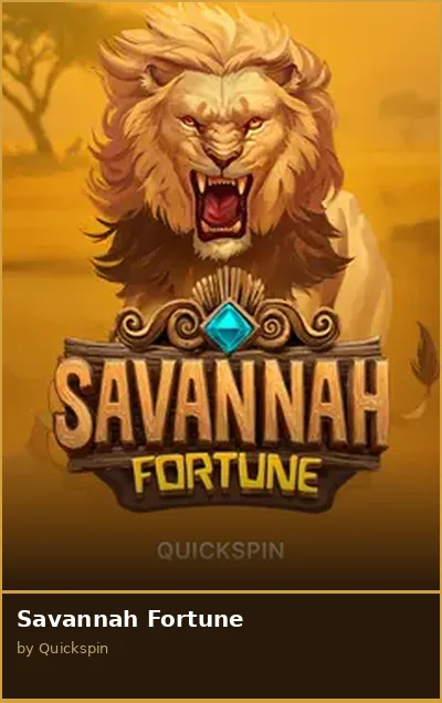 Savannah Fortune slot