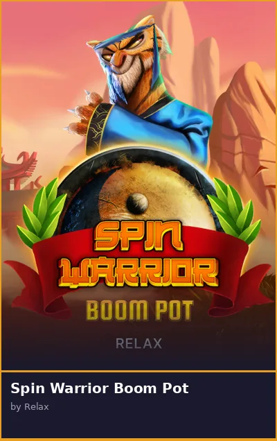 Spin Warrior Boom Pot slot