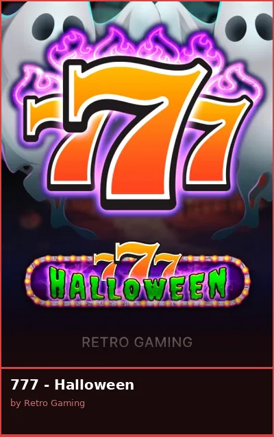 777 - Halloween slot
