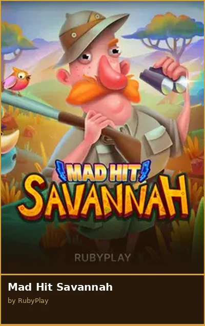 Mad Hit Savannah slot