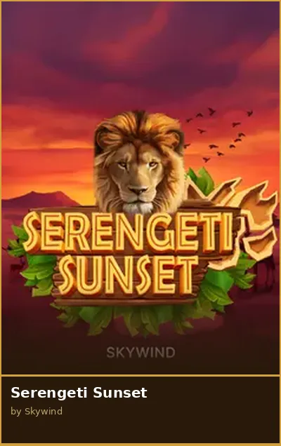 Serengeti Sunset slot