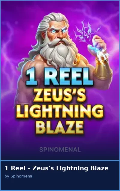 1 Reel - Zeus s Lightning Blaze slot