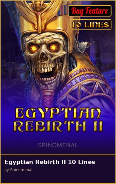 Egyptian Rebirth II 10 Lines slot